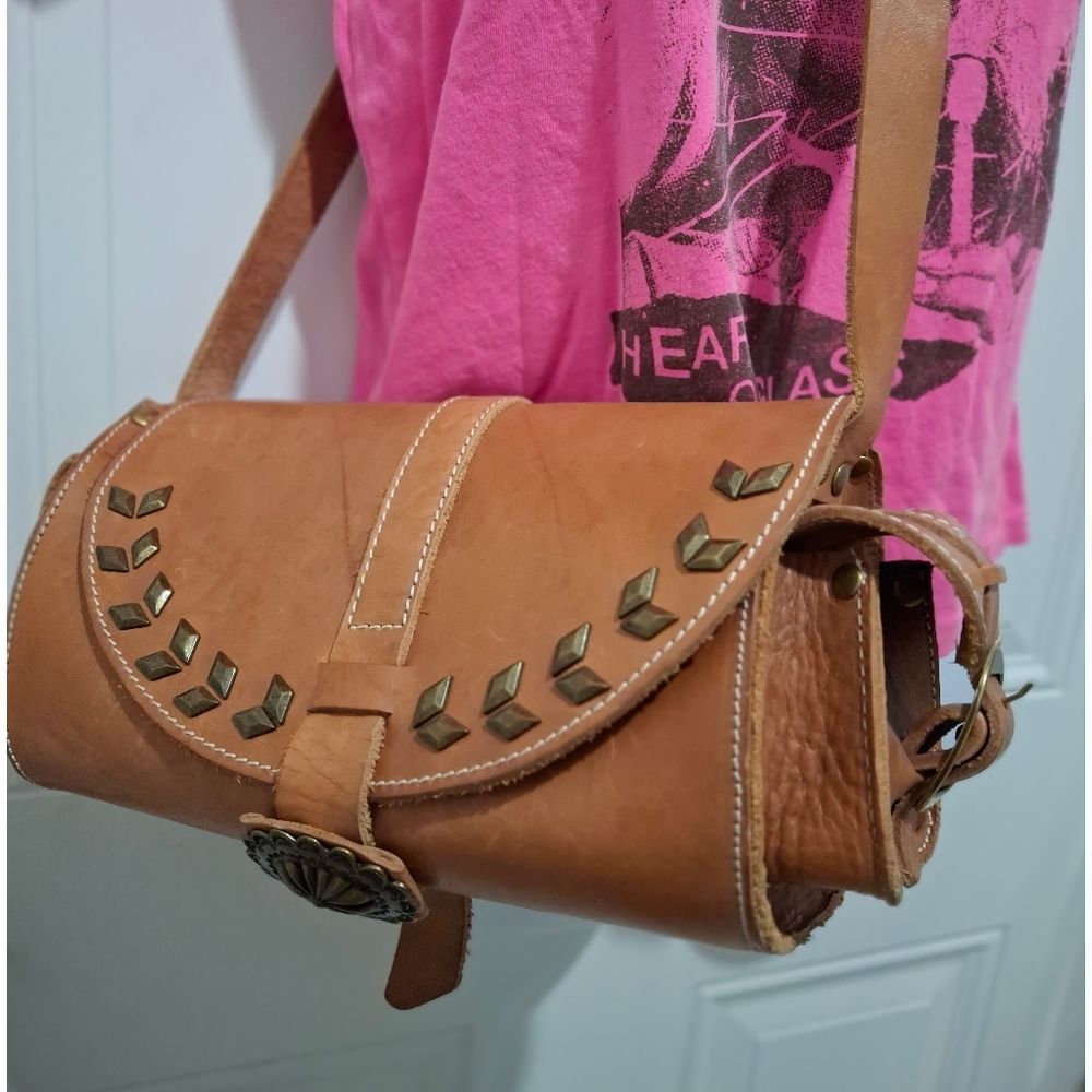 Free People Leather Buckle Bag Super Rare